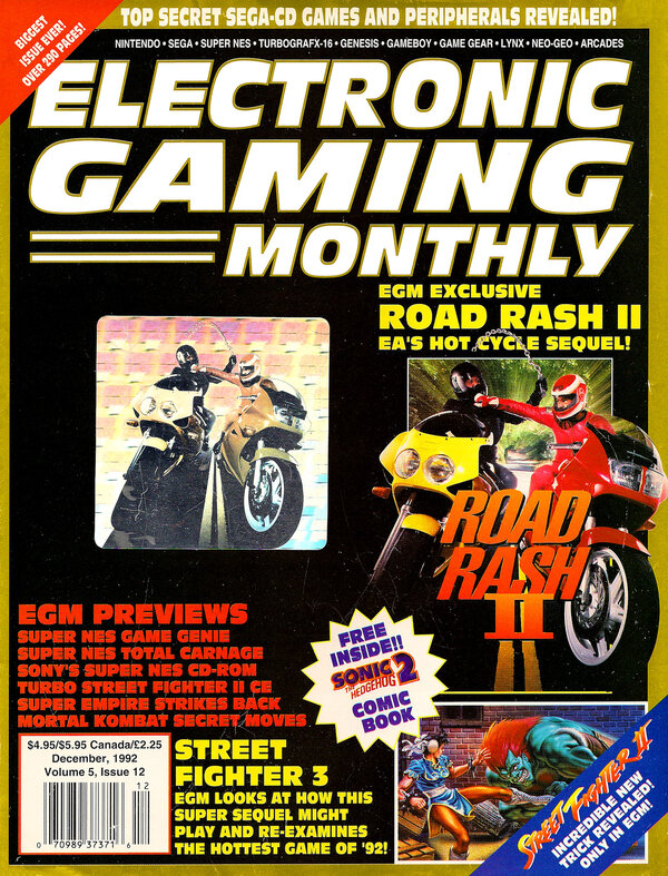 Electronic Gaming Monthly Issue 41 (December 1992) cover